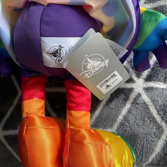 Disney Minnie Mouse Rainbow Plush Doll Toy 2020  19 1/2" - Picture 4 of 5